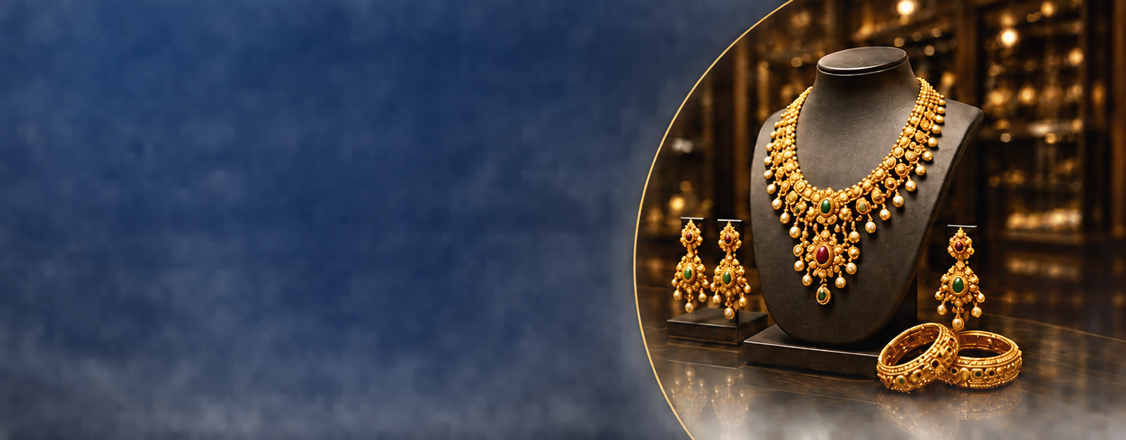 Gold jewellery showroom